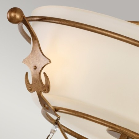 Semiplafón de techo Windsor (3 luces)