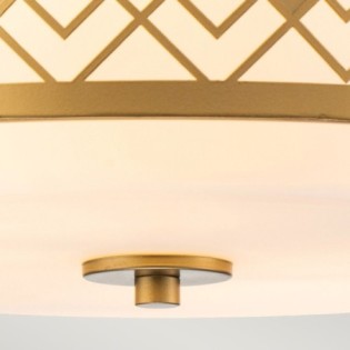 Plafón de techo Ziggy (2 luces)