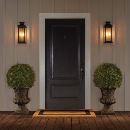 Aplique de pared de exterior Pediment (2 luces)