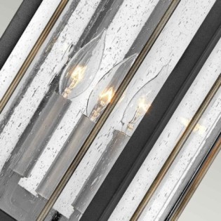 Aplique de pared de exterior Fitzgerald (3 luces)