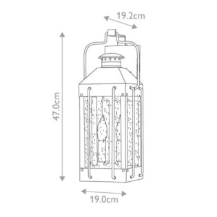 Aplique de pared de exterior Fitzgerald (2 luces)