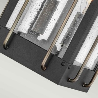 Aplique de pared de exterior Fitzgerald (2 luces)