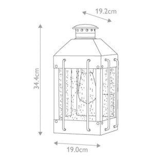 Aplique de pared de exterior Fitzgerald