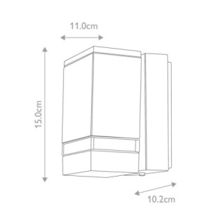 Aplique de pared de...