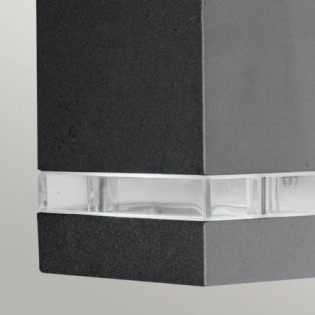 Aplique de pared de exterio LED Jannik (2x3.8W)