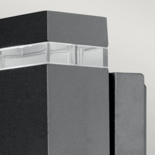 Aplique de pared de exterio LED Jannik (2x3.8W)