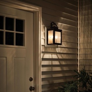 Aplique de pared de exterior Carlson (2 luces)