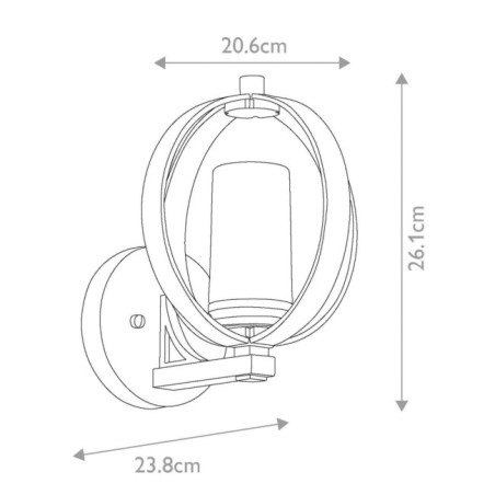 Aplique de pared de exterior Grand Bank