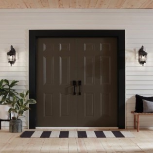 Aplique de pared de exterior Tournai (2 luces)