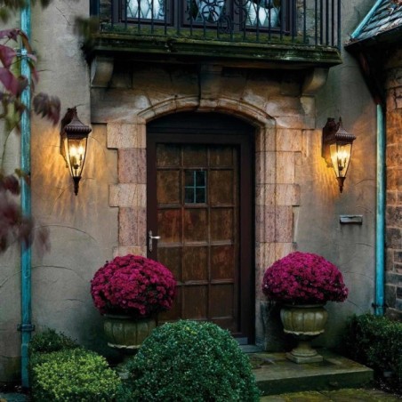 Aplique de pared de exterior Venetian Rain (3 luces)