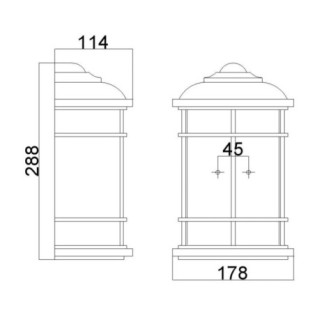 Aplique de pared de...