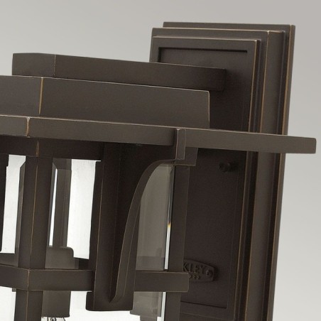 Aplique de pared de exterior Manhattan L