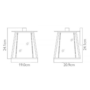 Aplique de pared de...