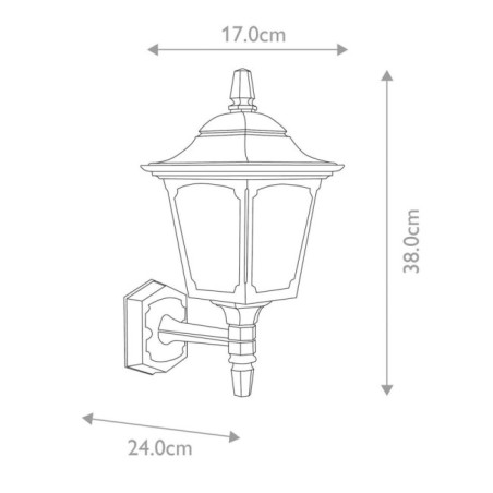 Aplique de pared de exterior Chapel Mini I