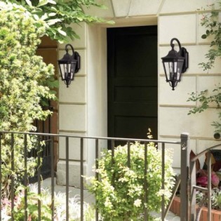 Aplique de pared de exterior Cotswold Lane M (2 luces)