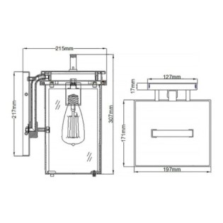 Aplique de pared de...