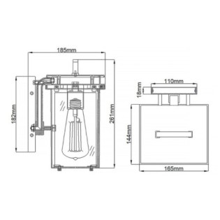 Aplique de pared de...