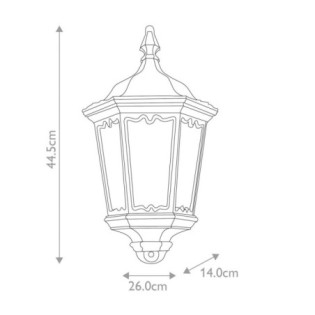 Aplique de exterior con...