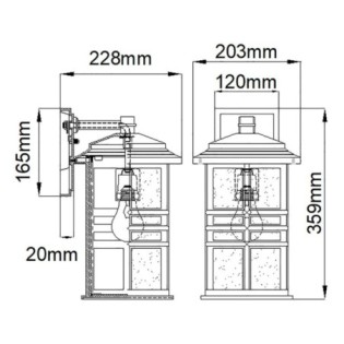 Aplique de pared de...