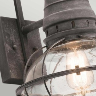 Aplique de pared de exterior Bridge Point L