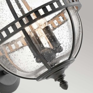 Aplique de pared de exterior Halleron (3 luces)