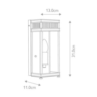 Aplique de pared de...