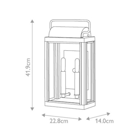 Aplique de pared de exterior Sag Harbor (2 luces)