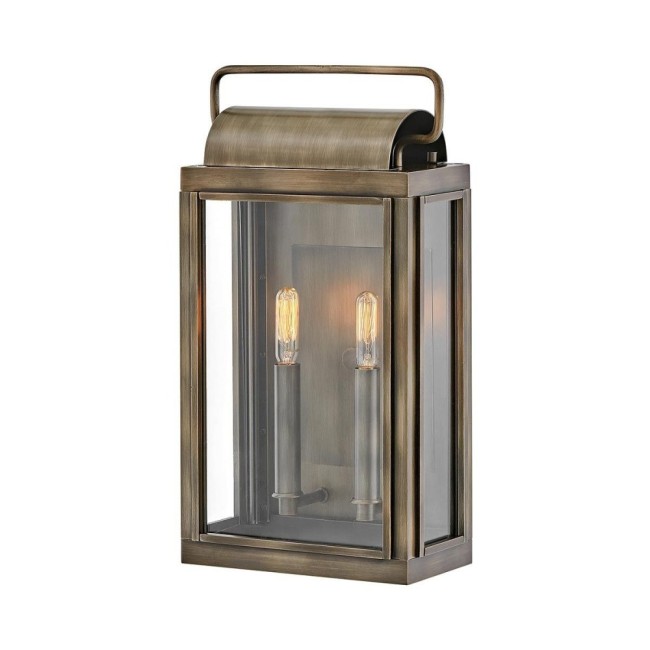 aplique de pared de exterior sag harbor 2 luces