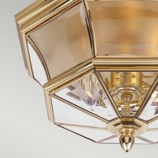 Plafón de exterior Newbury (3 luces)