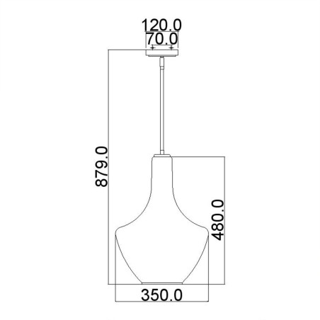 Lámpara de techo Everly M