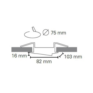 Empotrable ovalado oro...