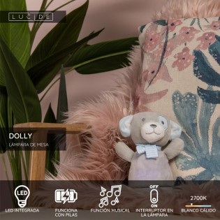 Lámpara infantil con música LED Dolly Perro (3W)