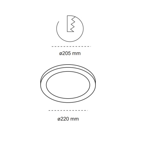 Pack 2 x Downlight empotrable LED Kone CCT