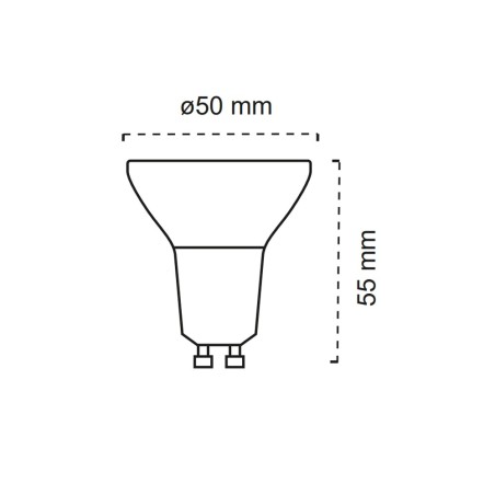 Bombilla LED GU10 con sensor (4.7W)