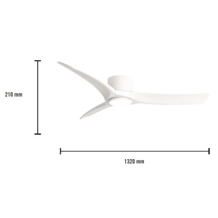 Ventilador de techo LED Solano CCT Dim (24W)