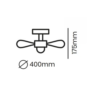 Bombilla ventilador LED aspas retráctiles Mandy CCT (18W)