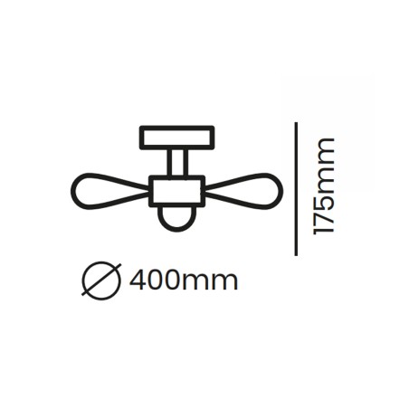 Bombilla ventilador LED aspas retráctiles Mandy CCT (18W)