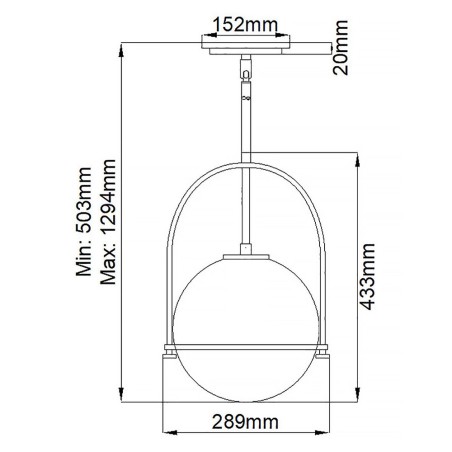 Lámpara de techo Somerset Opal