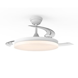 Ventilador LED aspas retráctiles Night Eco Brilli CCT Dim (48W)