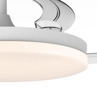 Ventilador LED aspas retráctiles Night Eco Brilli CCT Dim (48W)