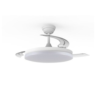Ventilador LED aspas retráctiles Night Eco Brilli CCT Dim (48W)
