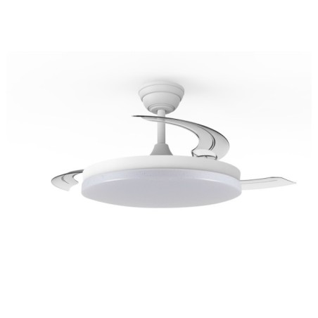 Ventilador LED aspas retráctiles Night Eco Brilli CCT Dim (48W)