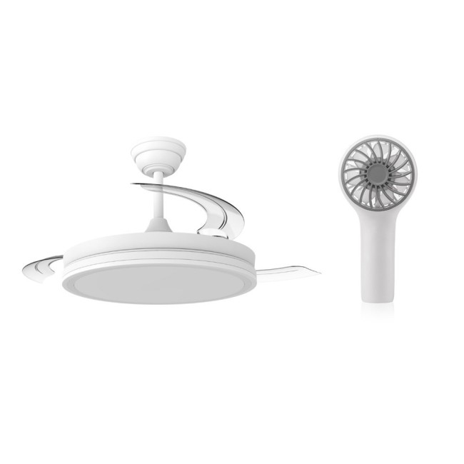 Ventilador LED Night Eco Blanco 48W CCT/Dim C/Regalo