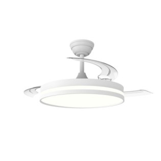 Ventilador LED aspas retráctiles Ferro Eco CCT Dim (48W)