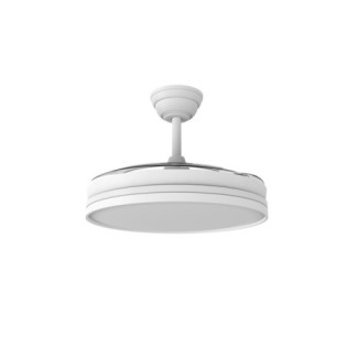 Ventilador LED aspas retráctiles Ferro Eco CCT Dim (48W)