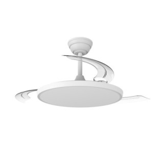 Ventilador LED aspas retráctiles Cookie CCT Dim (60W)