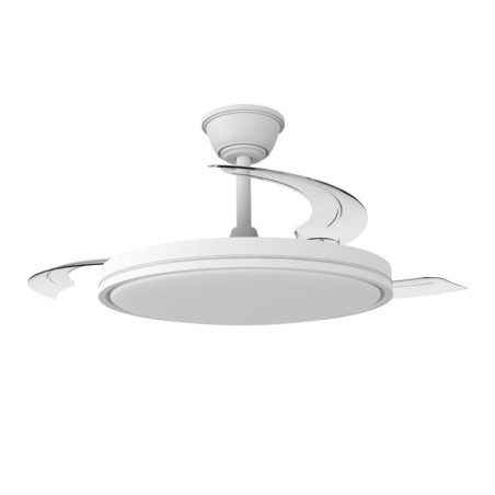 Ventilador LED aspas retráctiles Land CCT Dim (60W)