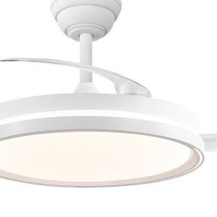 Ventilador LED aspas retráctiles Ventus Evo CCT Dim (39W)