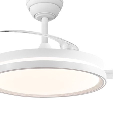 Ventilador LED aspas retráctiles Ventus Evo CCT Dim (39W)