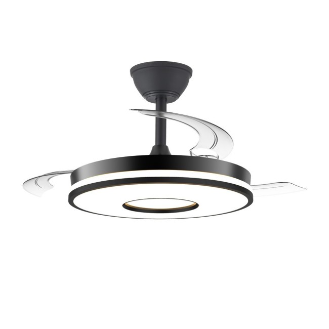 Ventilador LED aspas retráctiles Bond CCT Dim (48W)